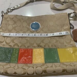Loved🩷Coach Multicolor Crossbody Bag💛💚❤️💙